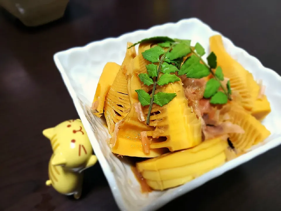 またもらった筍茹でた|猫王(にゃおー)さん