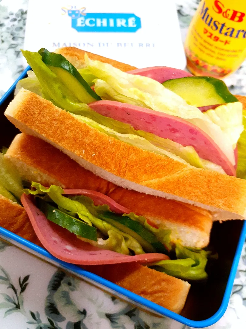 Snapdishの料理写真:🔷シンプルなサンドイッチ🥪20220429🎌🔷|@きなこさん