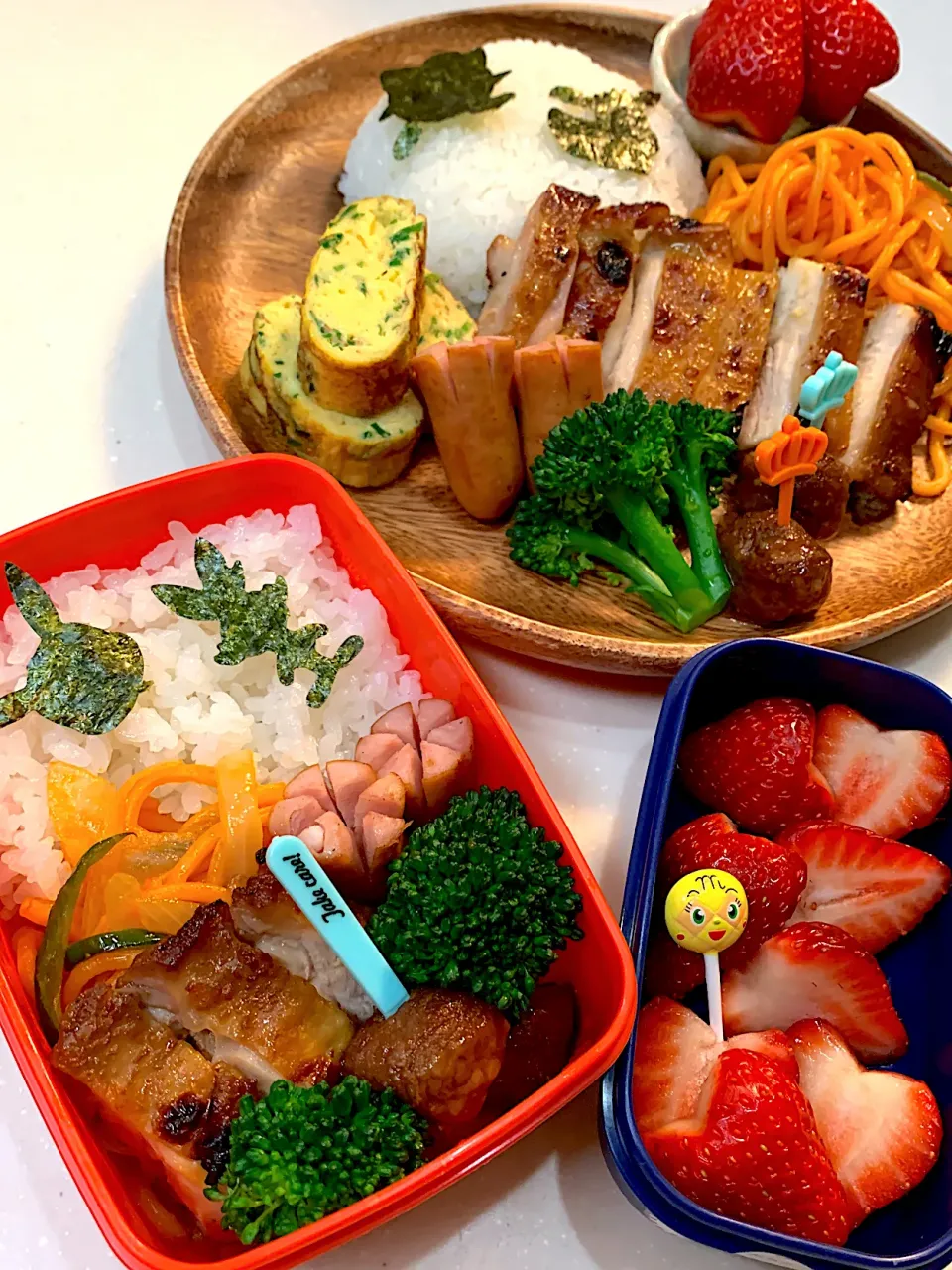 4月29日休日保育お弁当とおき弁♡|ゆうこさん