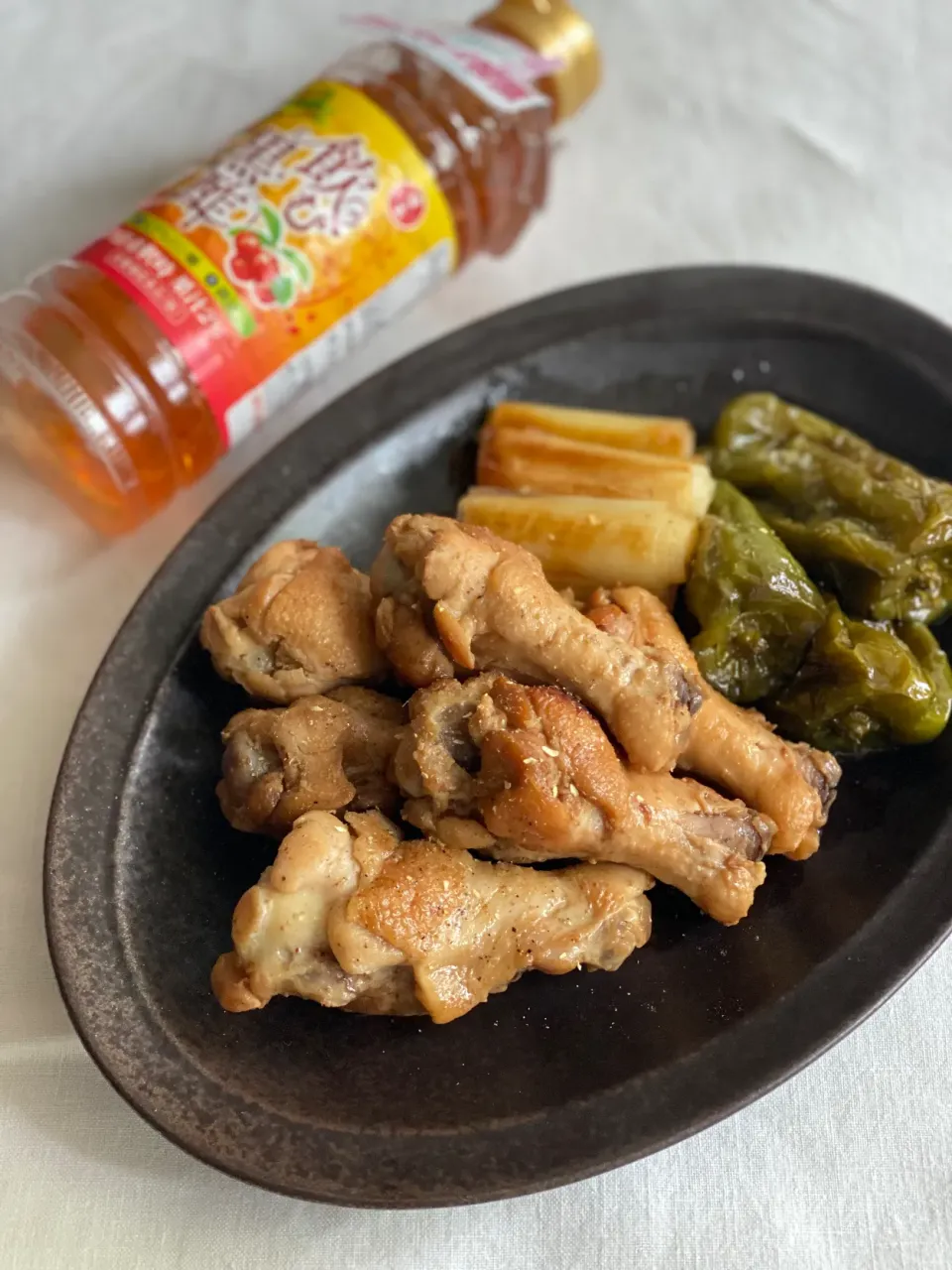 鶏手羽元のさっぱり煮とピーマンの焼きびたし🫑🍖🥢|ゆきぽん@ゆきの家飲み料理さん