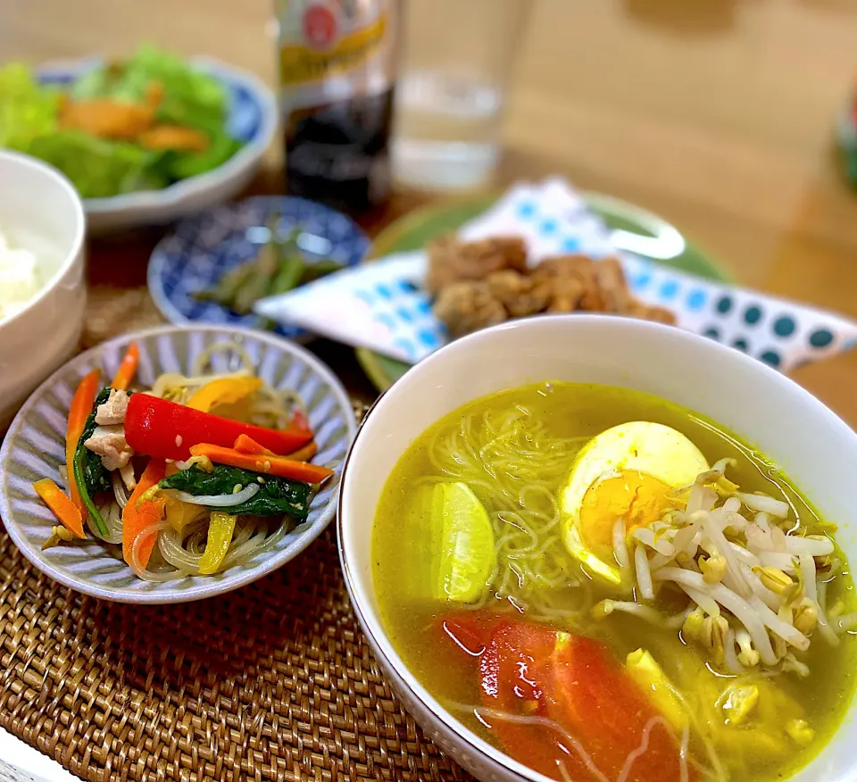 Snapdishの料理写真:Soto ayam（ソトアヤム）|CKさん