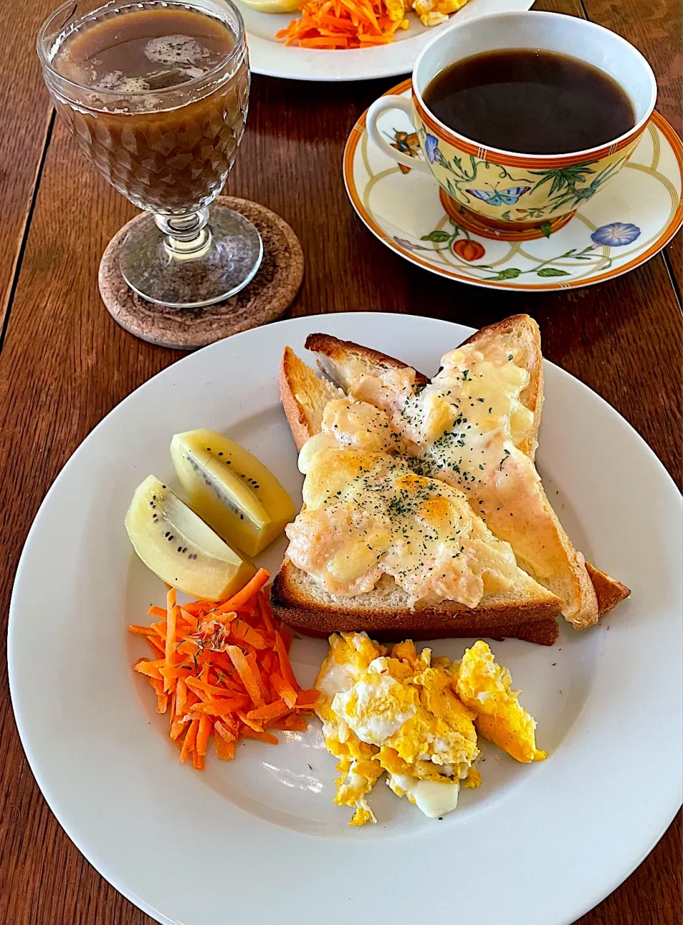 ブランチ♯明太子ポテトトースト♯オープンサンド♯角食♯セントルザベーカリー|小松菜さん