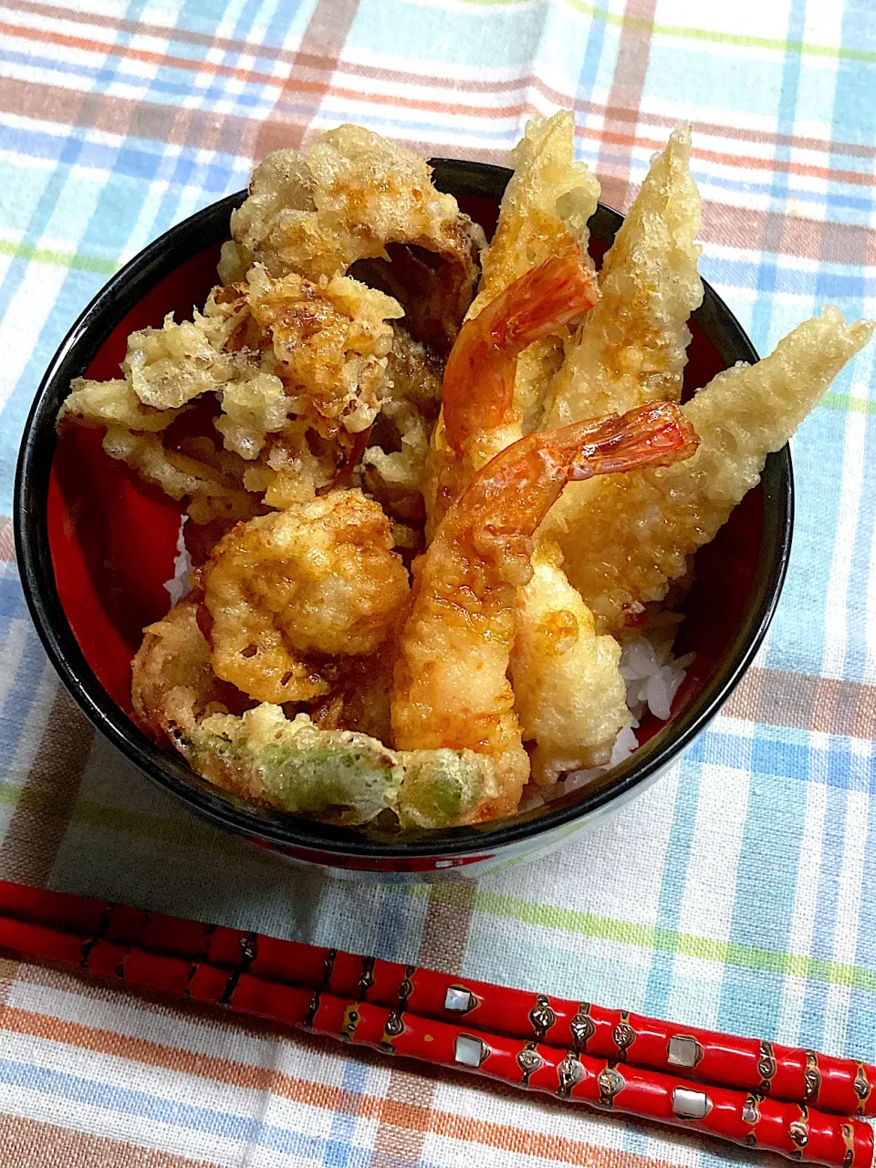 天丼！筍の天ぷら入り|まめすけ⭐︎さん