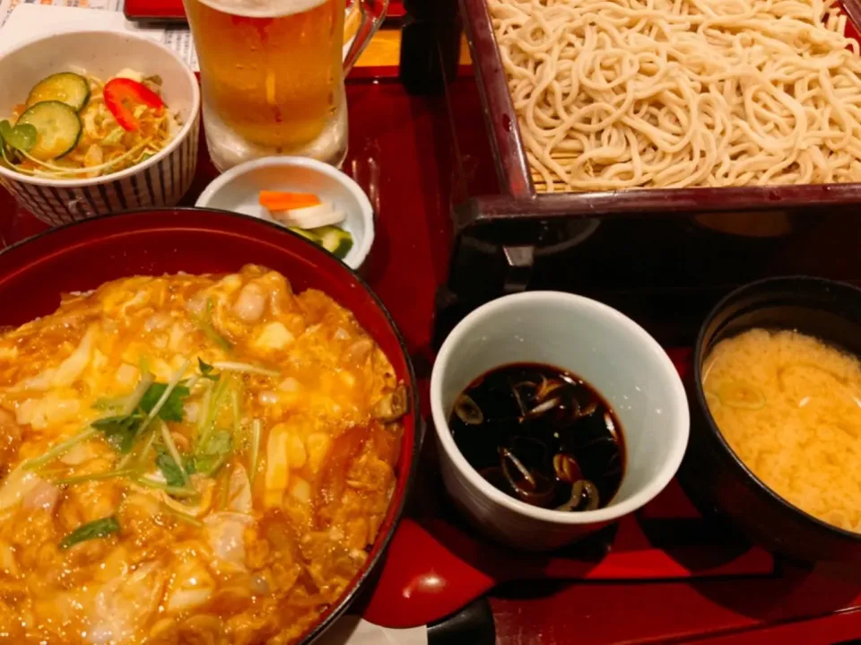 名物！親子丼セット（とろーりチーズ味）¥1,485|Blue Moon Caféさん