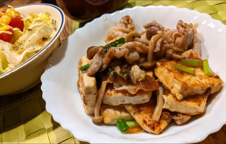 肉豆腐のすき焼き風炒め|まみさん