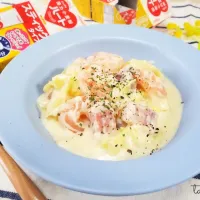 春キャベツとえびのクリーム煮🍃🥄|taruto⭐️さん