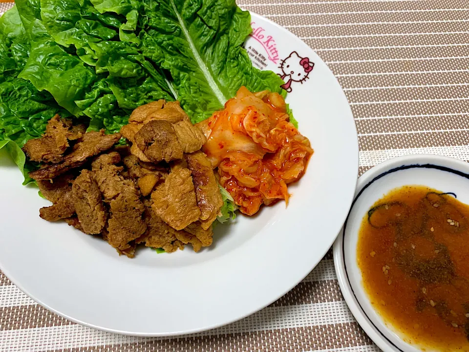 ネクストミーツさんの大豆ミートで焼肉🌱🌱🌱|めっちいさん