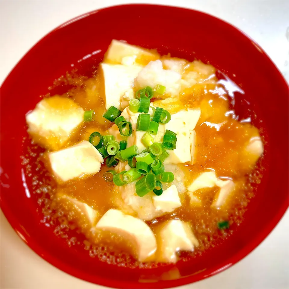 豆腐と長芋のだしあんかけ|たちきちさん