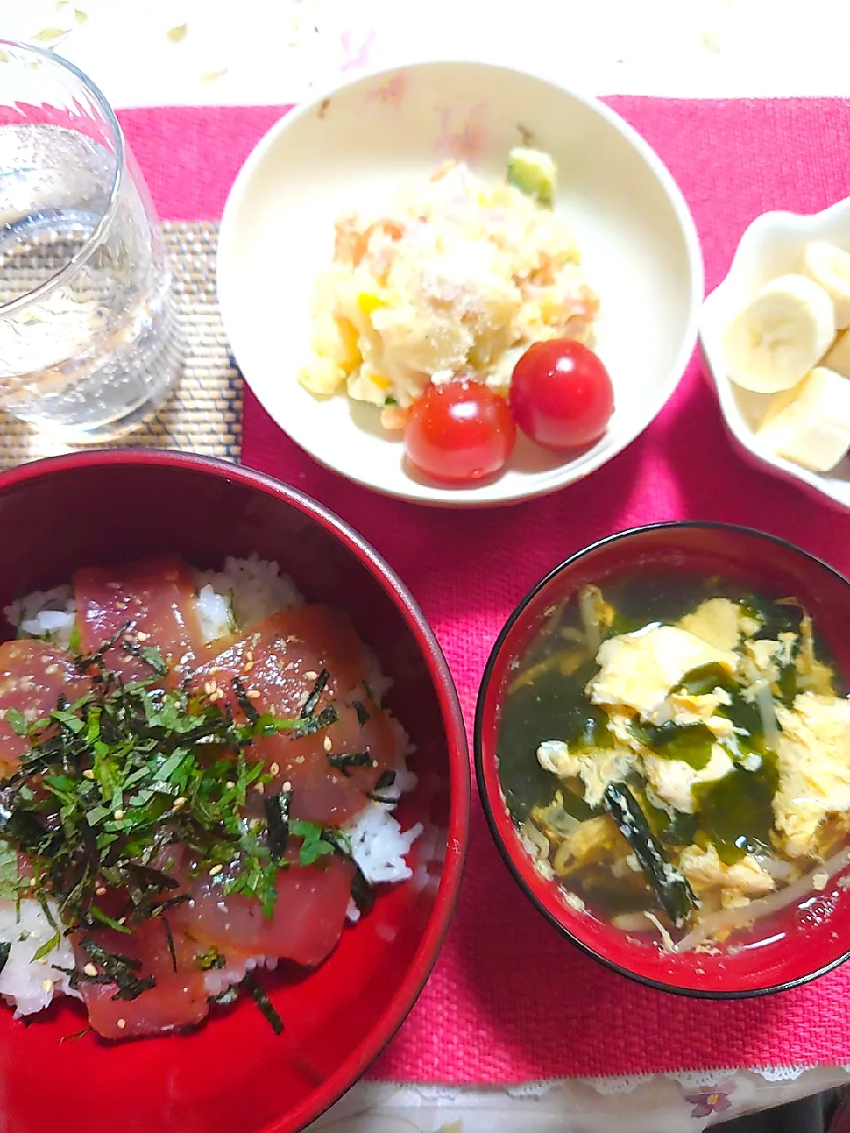 今夜はマグロ漬け丼|🍒ふみりん🍒さん