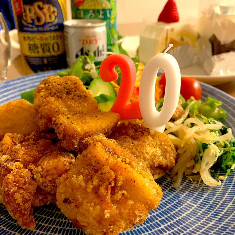 20歳お誕生日おめでとう唐揚げ🎉|てんさん