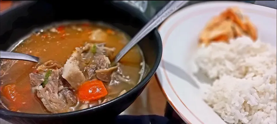 sop kambing bening|chef bungさん