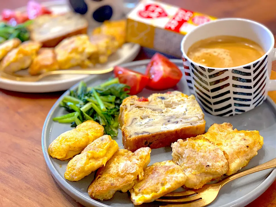 しっとり☆鶏むね肉のピカタ☺︎ de ランチ|まめすけ。さん