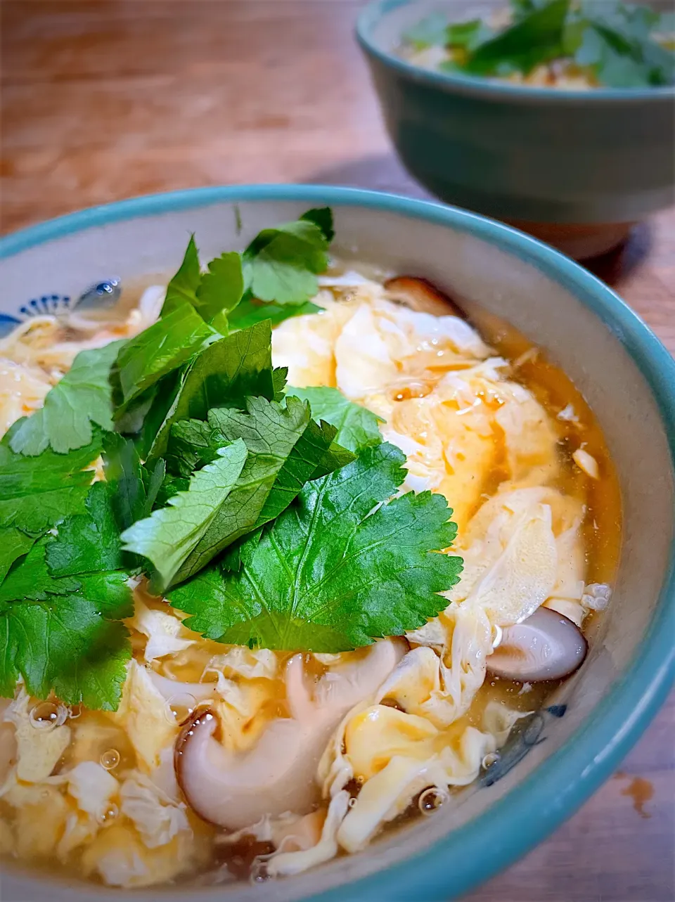 休日のお昼ごはん・かきたまうどん|akiさん