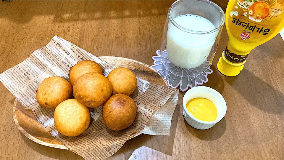 かぼちゃ餡のチーズボール|ゆうかさんさん