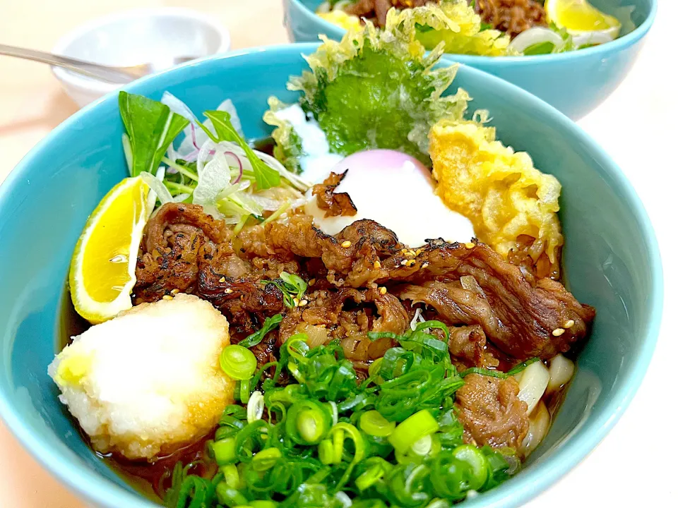 うどんばしんさんの｢熟成神戸牛炙り肉ぶっちゃけうどん｣めっちゃ美味しい👍✨💕|ナナさん