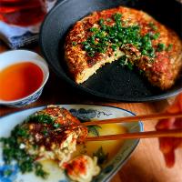 長芋と豆腐のトロトロ焼き♫