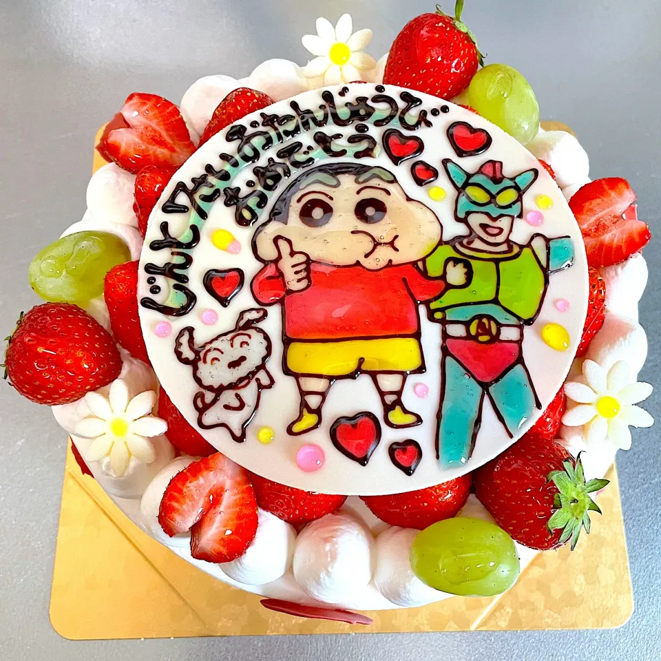 お誕生日イラストケーキ🎂|hirocoさん