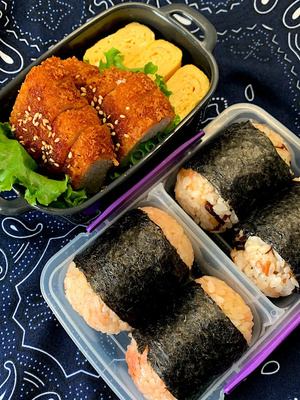 Snapdishの料理写真:おにぎり弁当|ちょんさん