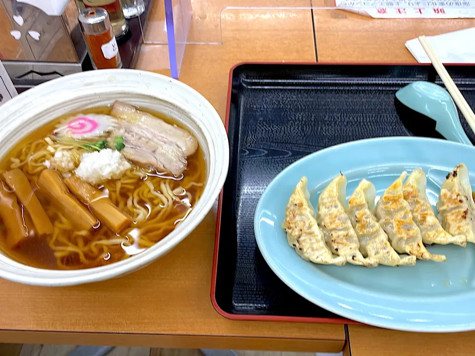 上河内サービスエリアのラーメン餃子|Junko Iimuraさん