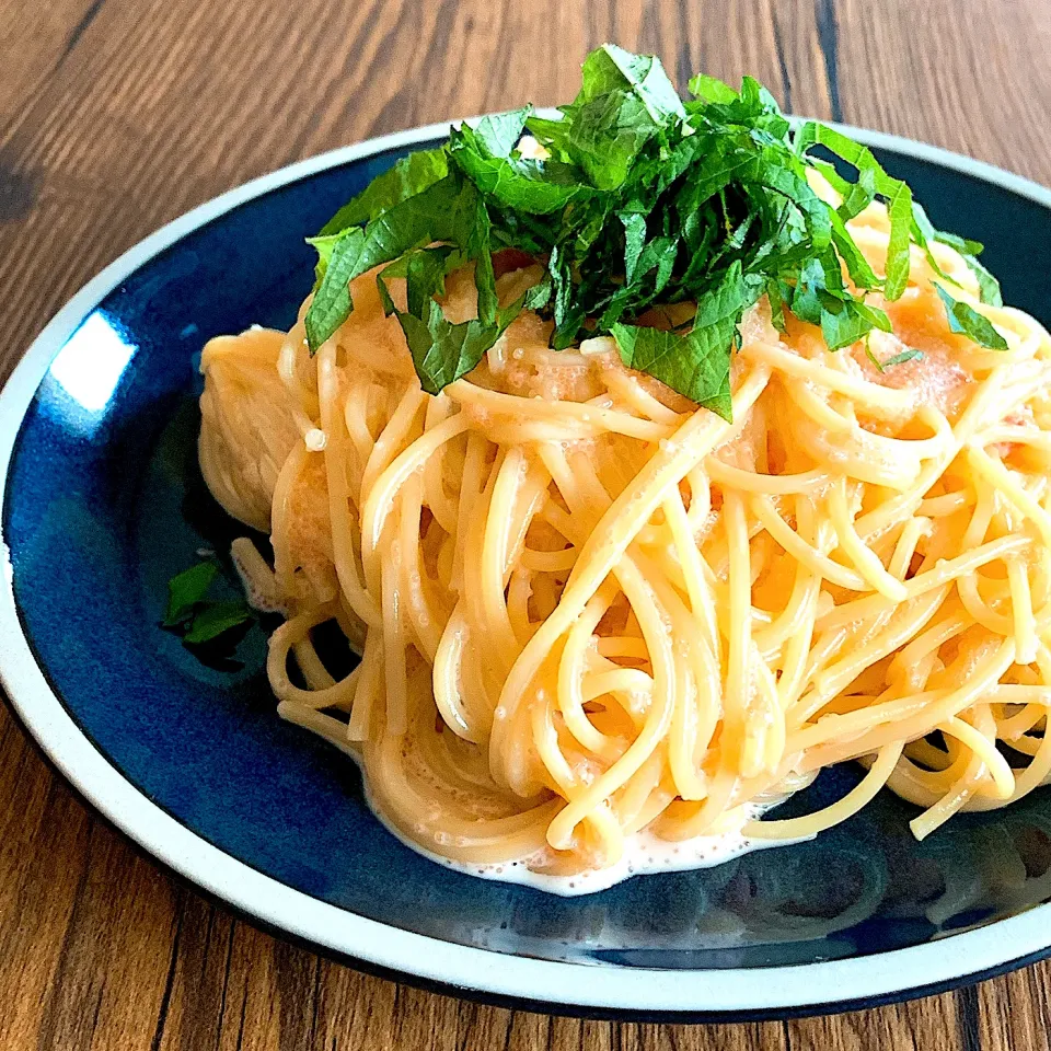 Snapdishの料理写真:明太子パスタ|ユッキーさん