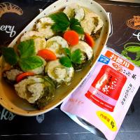 梅昆布茶で鶏ロール🐔