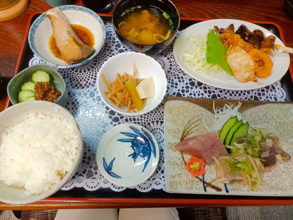 民宿ぬしまの晩御飯|🍓マツコ🍓さん