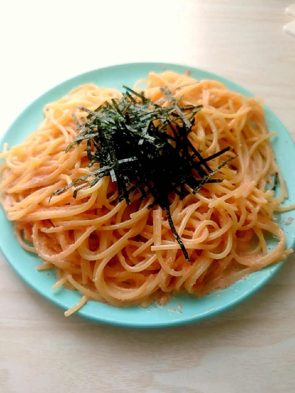 Snapdishの料理写真:明太子パスタ|無限さん