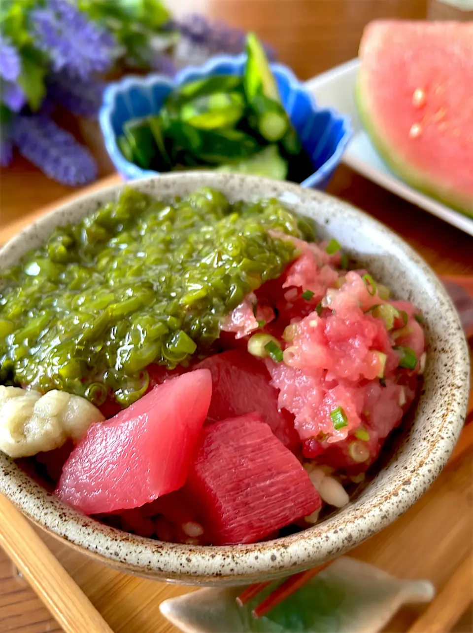 マグロのネバネバ丼|ゆみさん