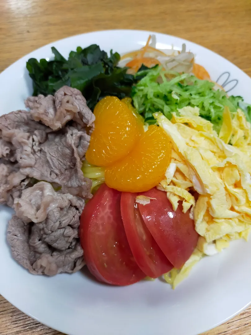 冷やし中華
こんにゃく麺|ゆずあんずさん