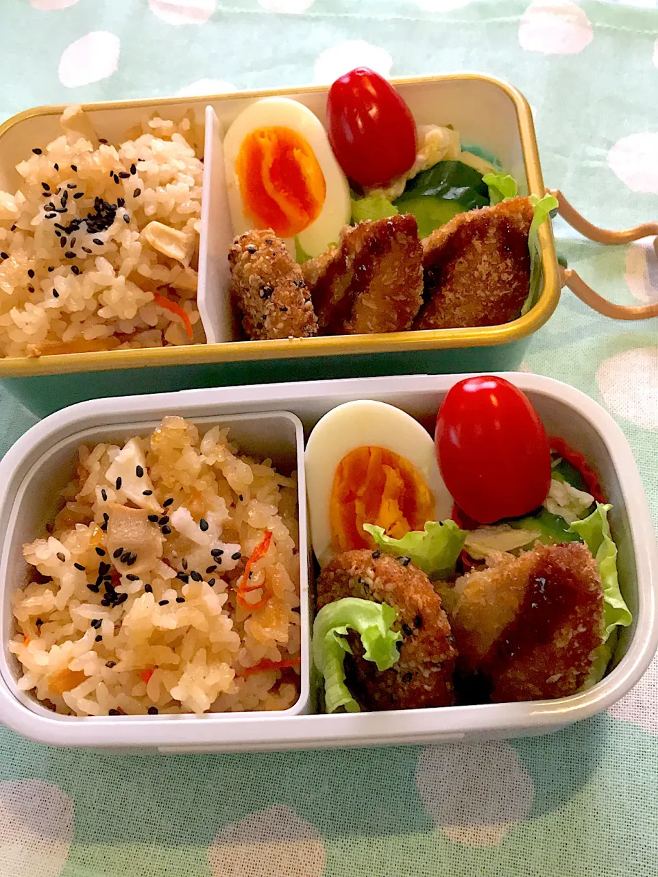 2022.5.6  ＊今日のお弁当＊たけのこご飯＊|rinrin*mama*さん