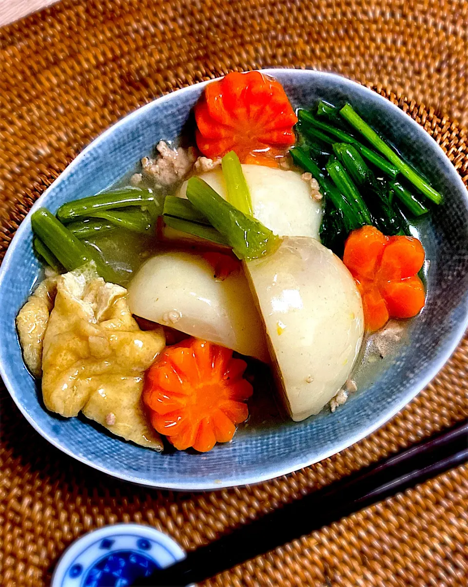 あやめ雪かぶのそぼろ煮|くろねこじったん‍さん