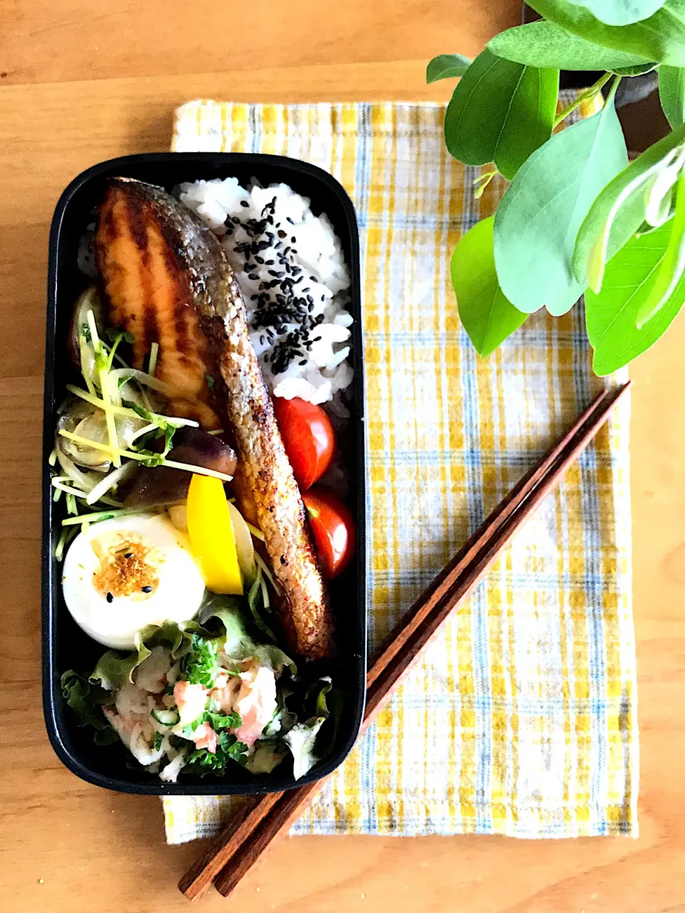 今日のオット弁当⭐︎ 連休中日のシャケ弁|tacconcinaさん