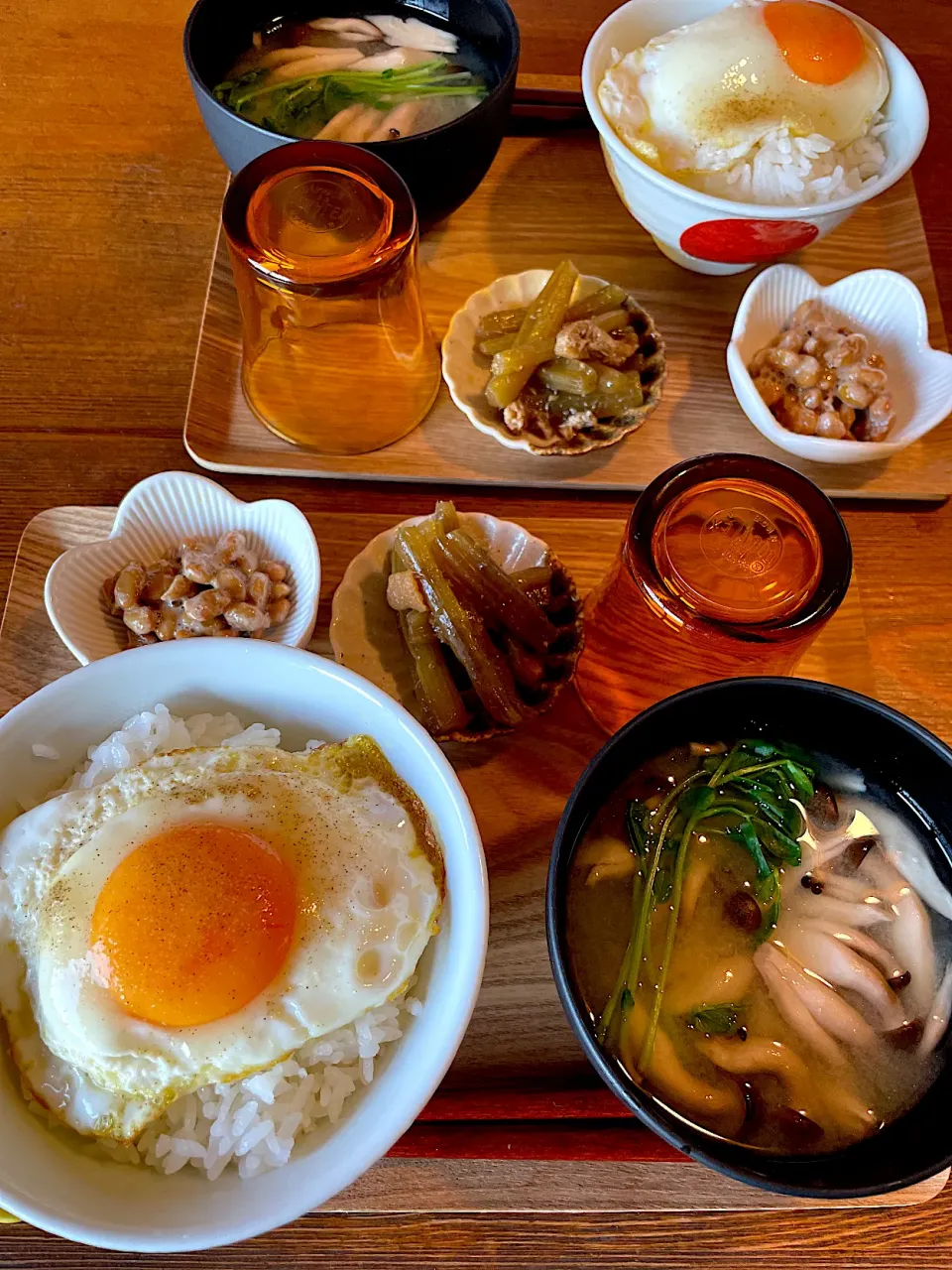 ふきの煮物、しめじのお味噌汁|ＭＡＲＵＥ家の食卓さん