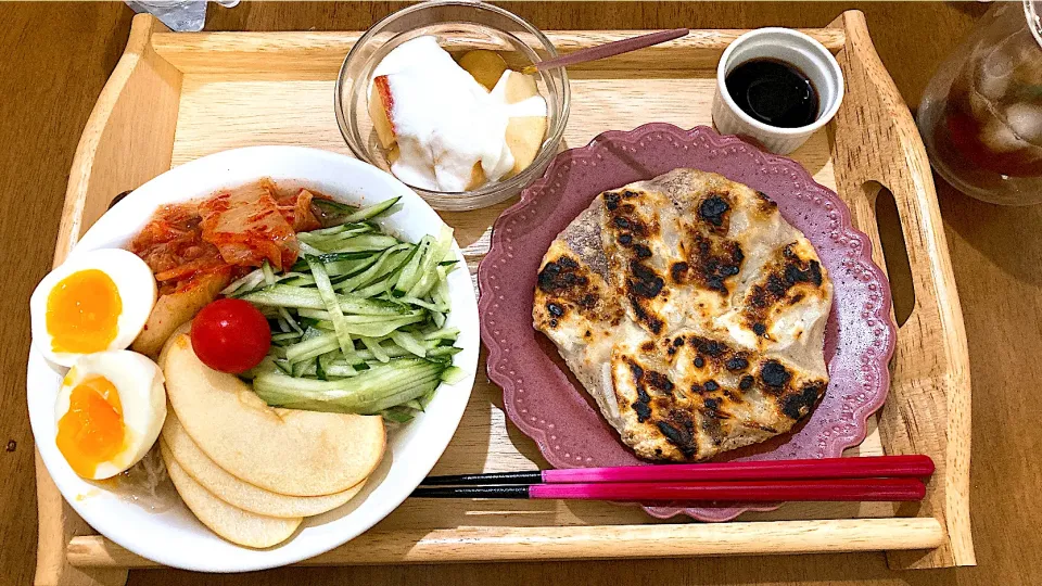 冷麺と餃子セット|ゆうかさんさん