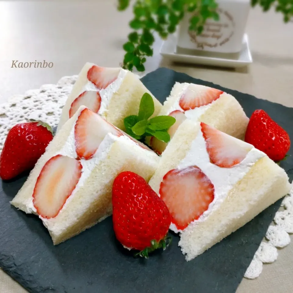 いちごサンド🍓|Kaorinboさん