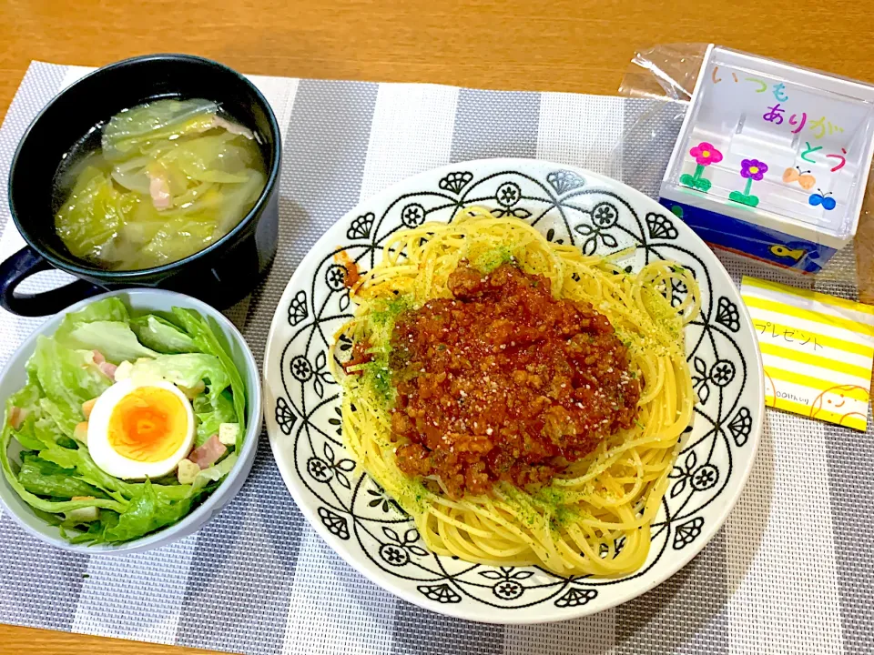 母の日　娘の作ってくれた夕ご飯|みみりんさん