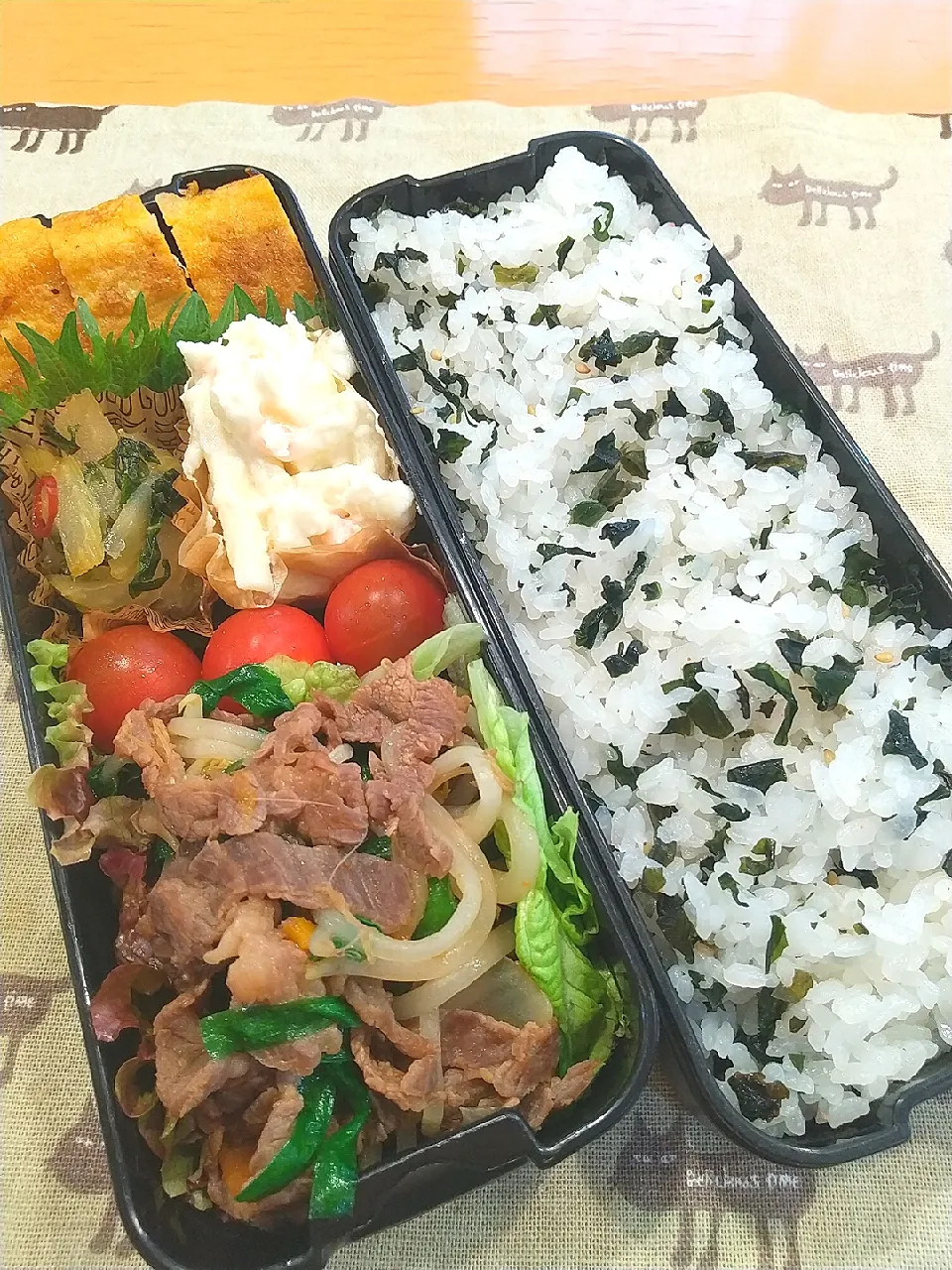 2022/5/8
今日のお弁当

▪プルコギ
▪セロリのきんぴら
▪卵焼き
▪プチトマト
▪業務スーパーのポテマカサラダ|おじゃがさん