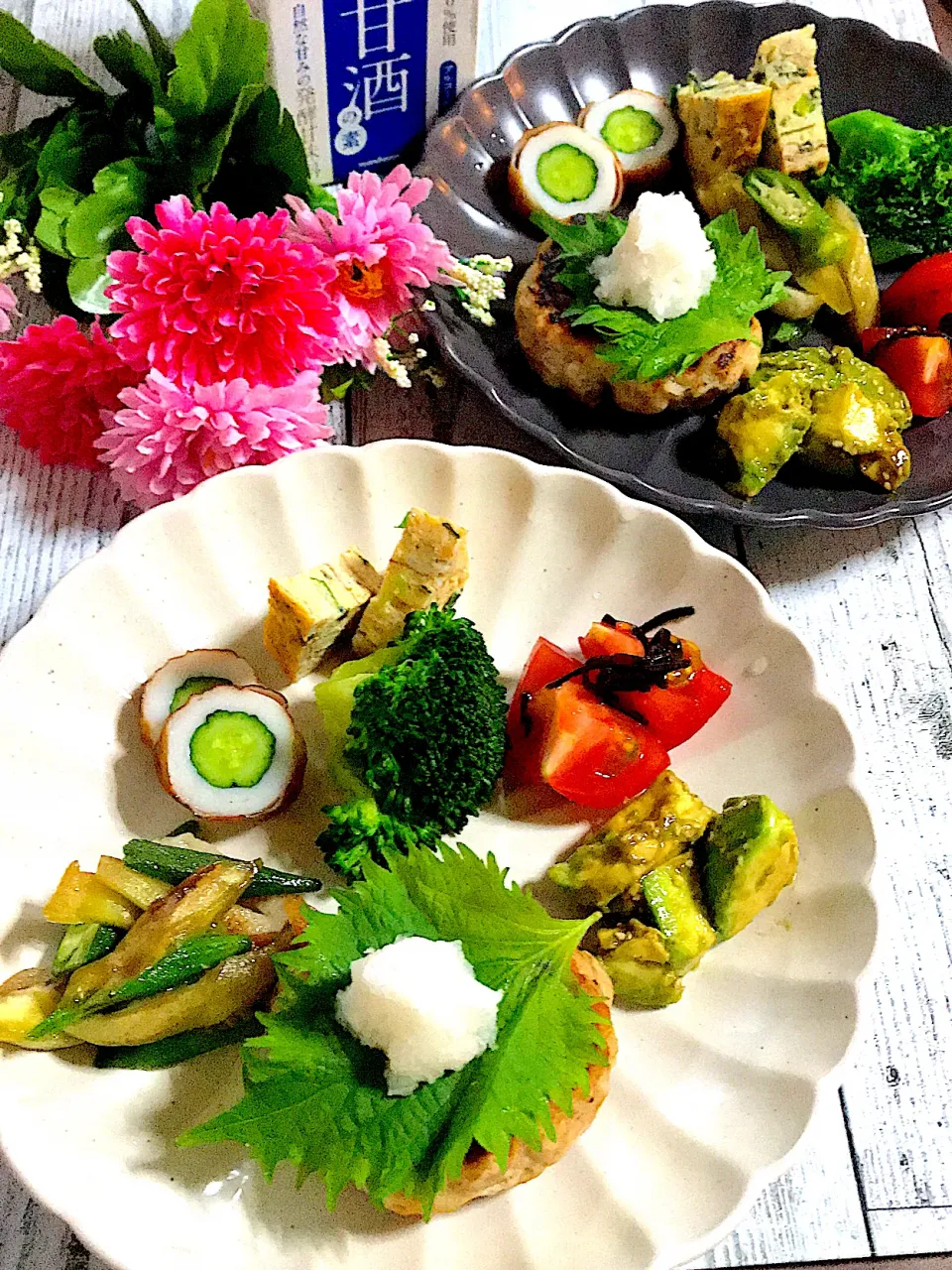 母の日の豆腐と甘酒を使ったフワフワな豆腐ハンバーグ🌸|🌺🌺Foodie🌺🌺さん