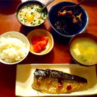 Today's dinner🍴和魚定食