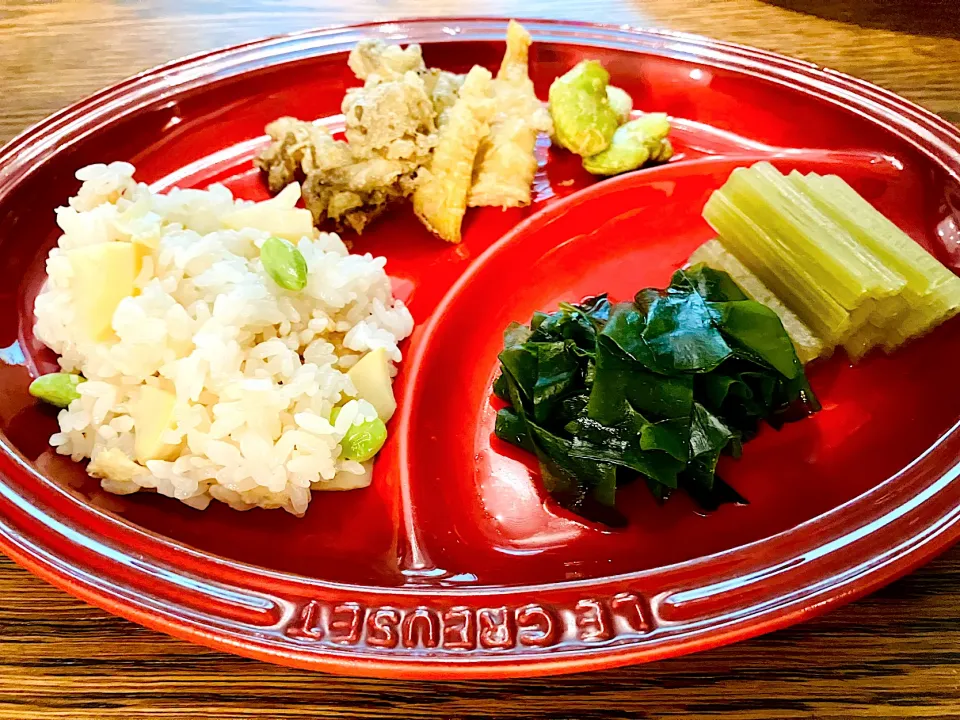 Snapdishの料理写真:旬の食材で🌿春の味覚プレート🥢|chibiさん