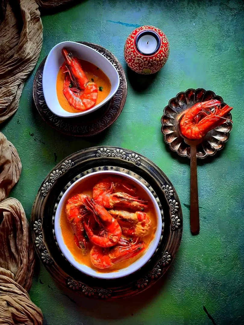 Shrimps cooked in Coconut Milk gravy|Riniさん