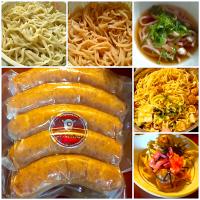 noodles Party🍜宇治茶蕎麦.胡麻うどん.桜うどん.生ｿｰｾｰｼﾞde焼きソーキ蕎麦