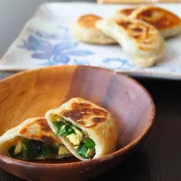 Snapdishの料理写真:Chinese Chive Pockets 韭菜盒|Madokaさん