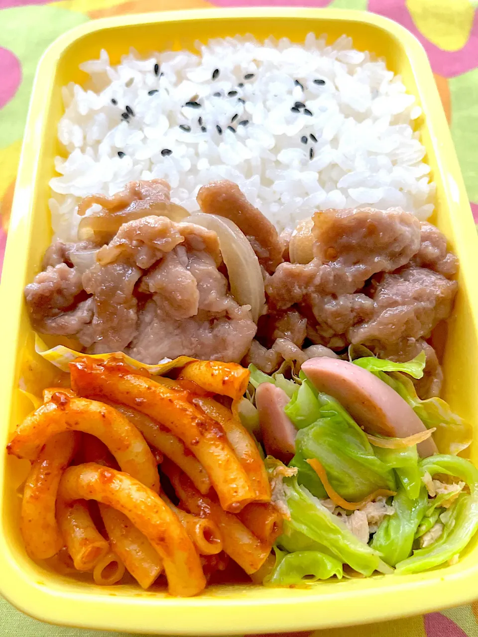 5/10(火) 豚肉の玉ねぎソース弁当|ちくわさん