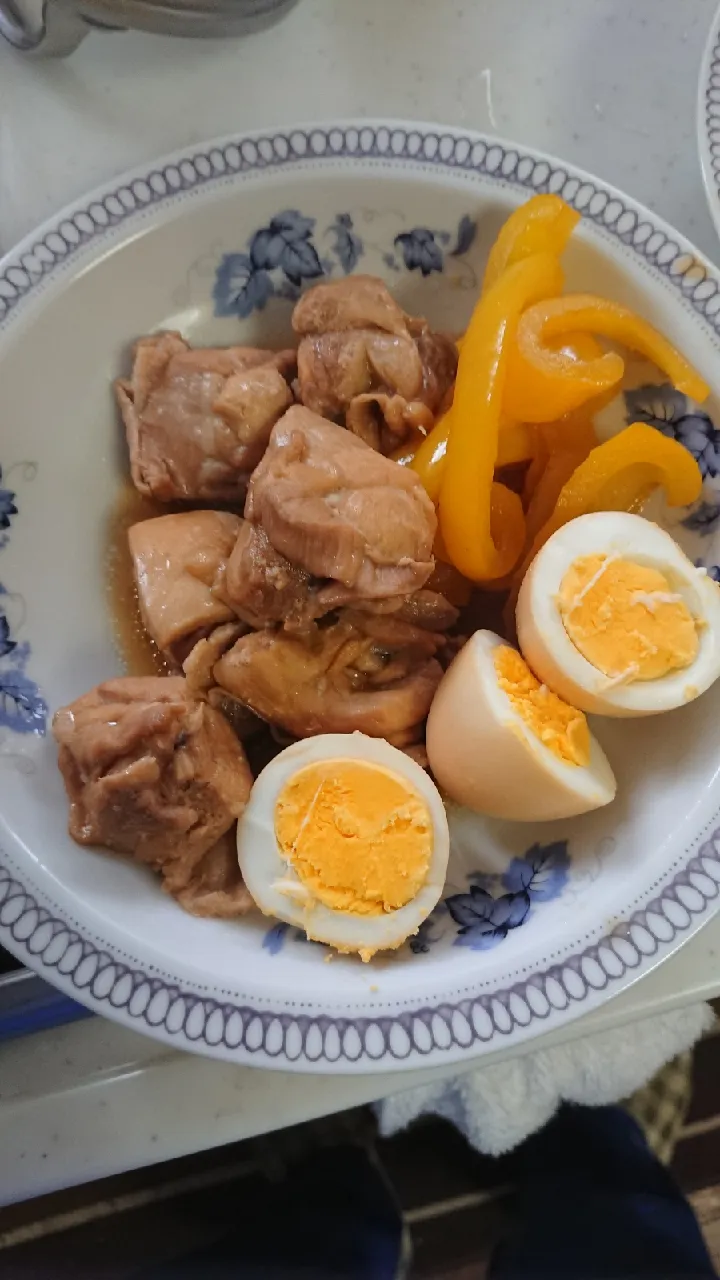 鶏肉のさっぱり煮(ポン酢で煮ました)|のばーきさん