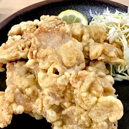 Snapdishの料理写真:薄味レモン唐揚げで晩酌スタート|ばくあんしゃさん