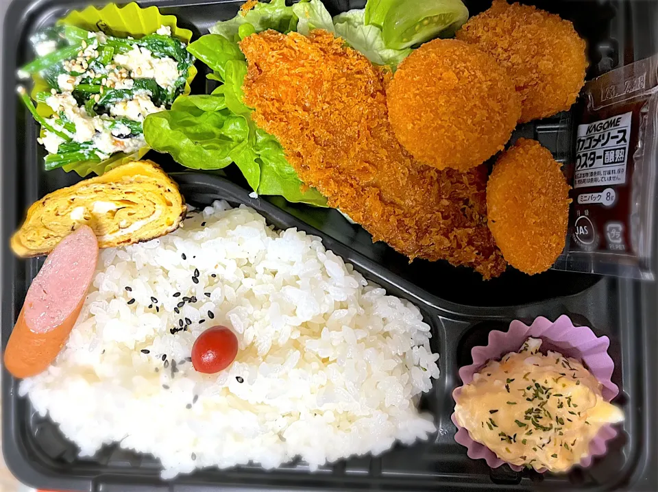 サーモンフライのお弁当|Keiko.Kanzakiさん