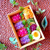 紫陽花いなり寿司弁当🌿