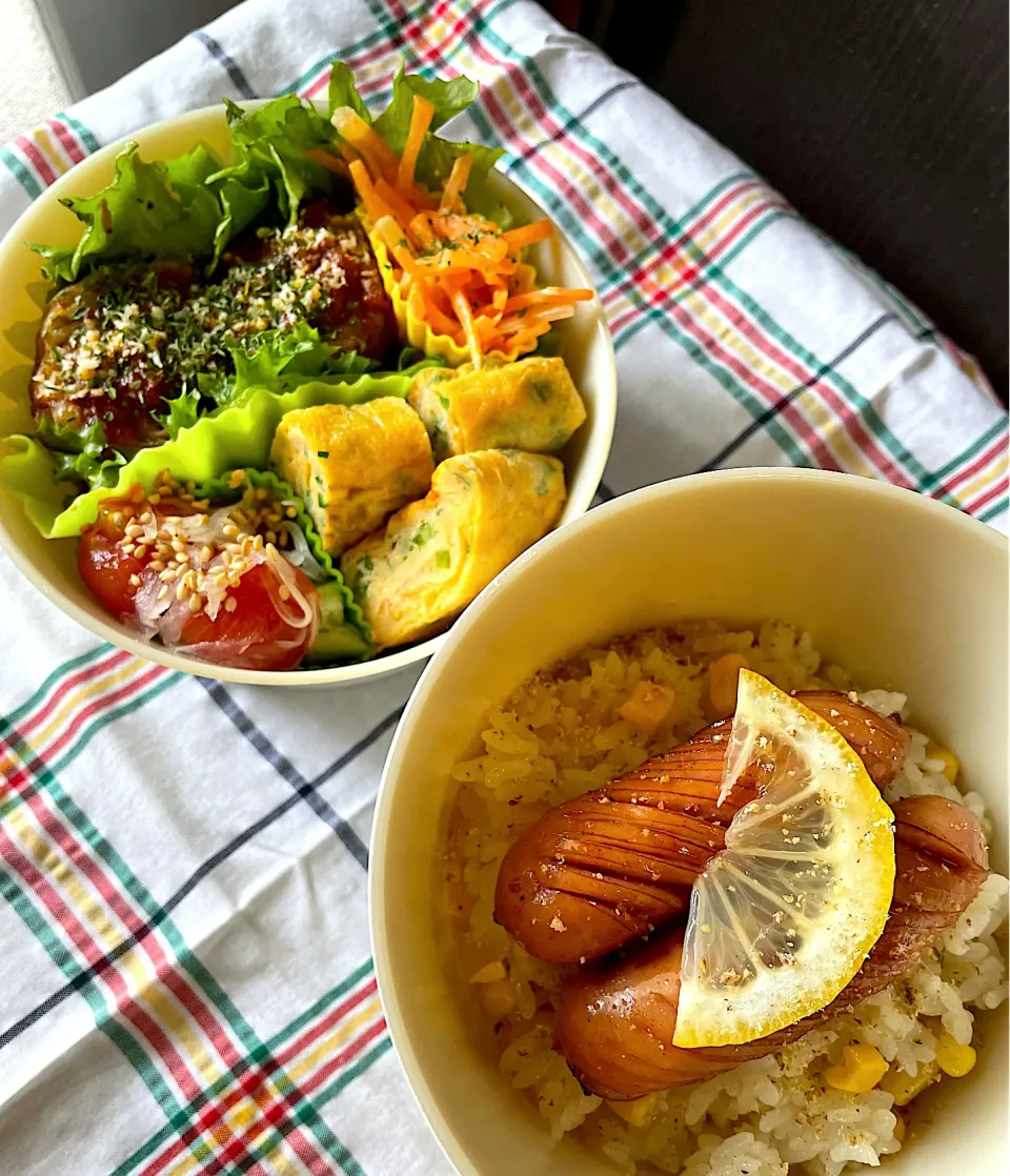 コーンピラフ弁当|モモマミさん