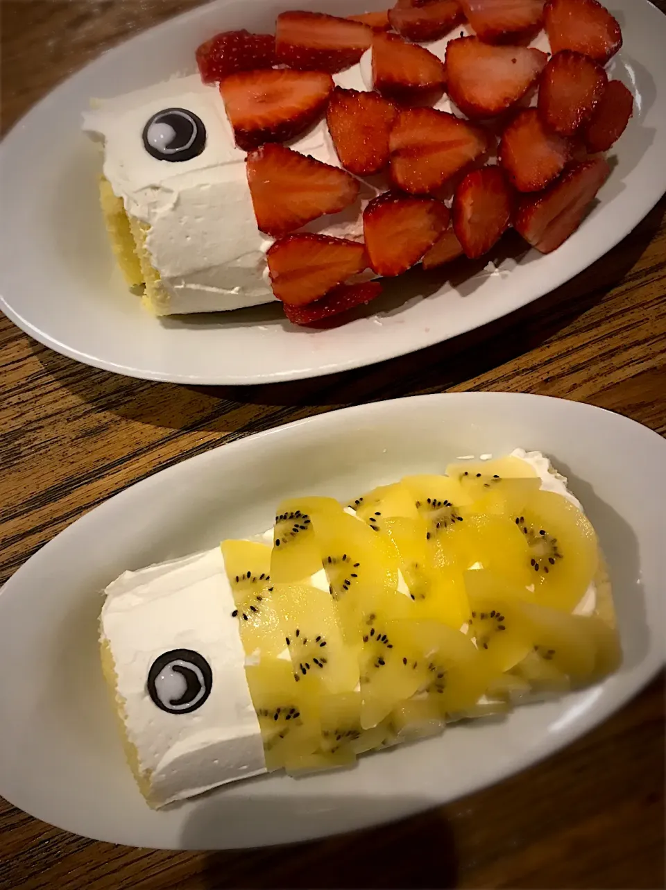 子どもと作る鯉のぼりロール🎏|まーさん